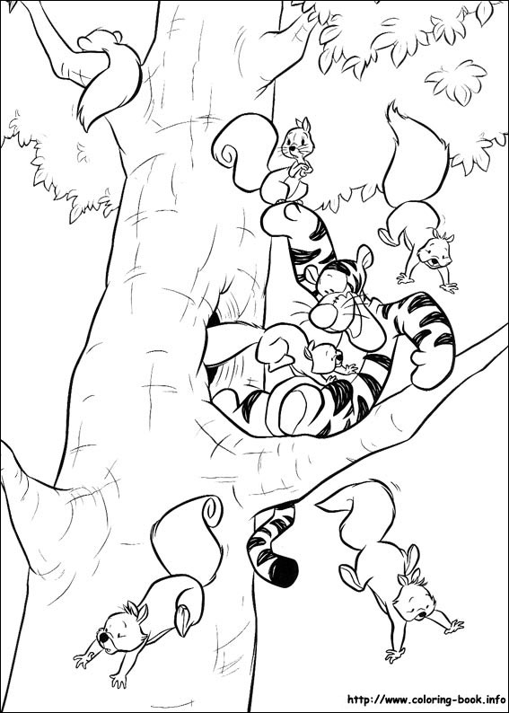 Winnie the Pooh coloring picture